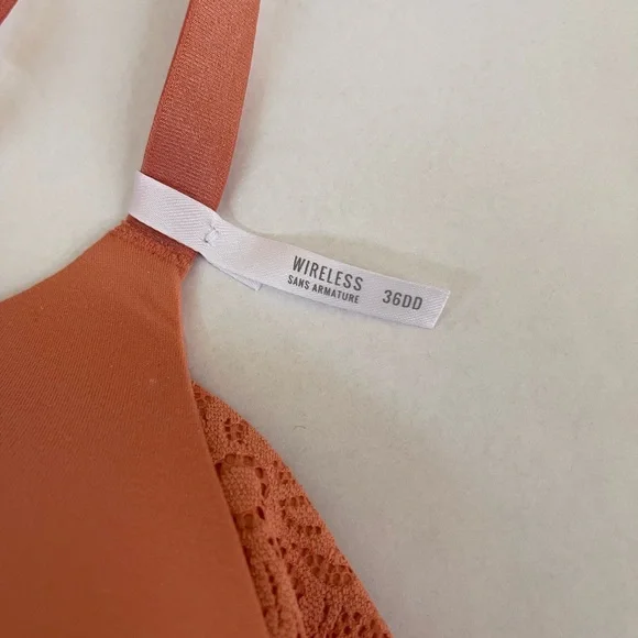 Aerie Women’s Sunnie Bloom Lace Wireless bra sz 36DD - Picture 3 of 5